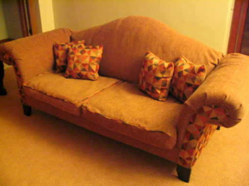 Cozy Re-upholstered Sofa