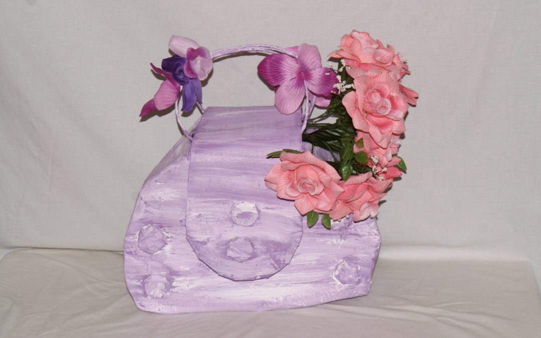 Purple Floral Centerpiece